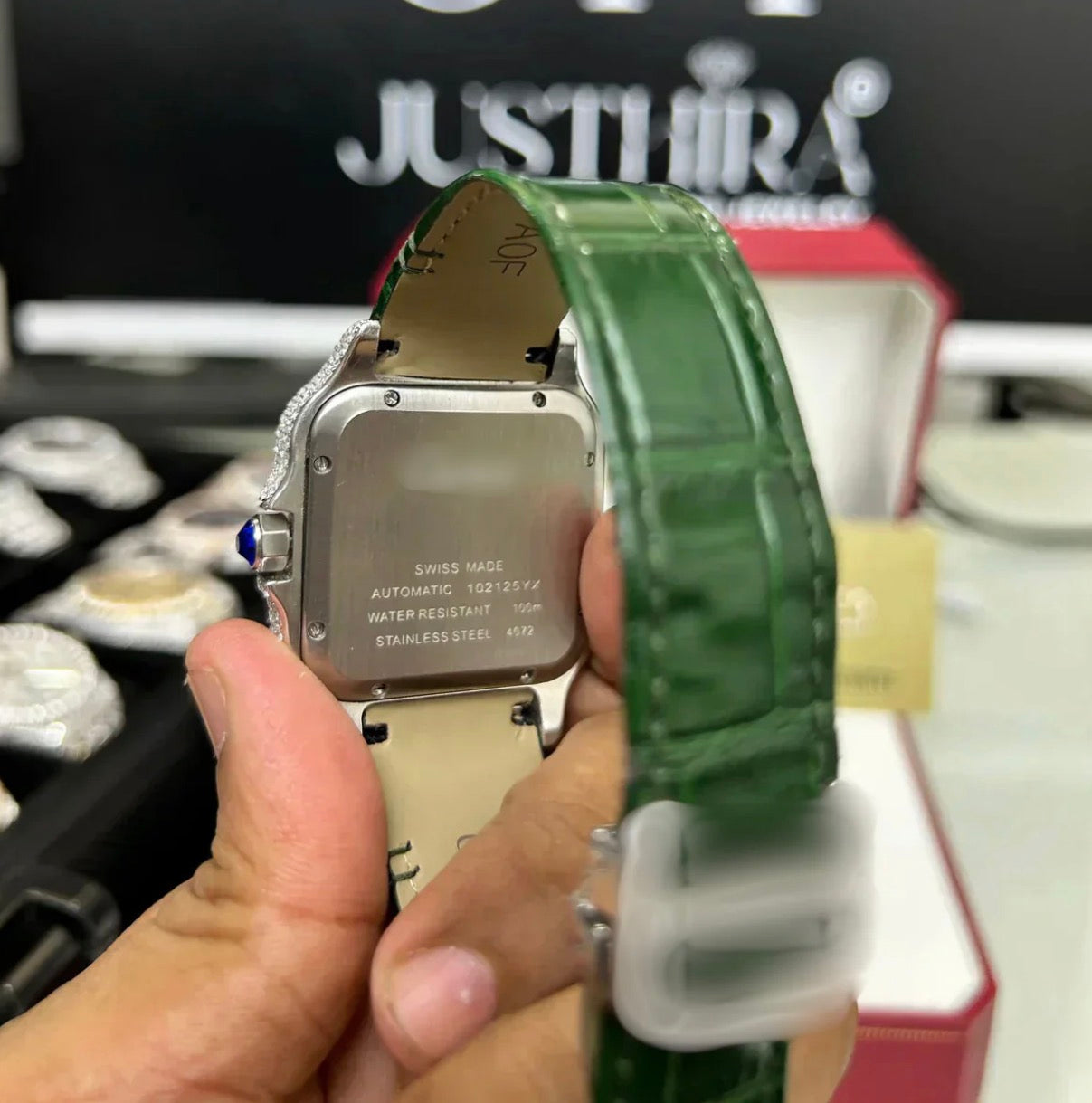1:1 Crocidile Strap Cartier