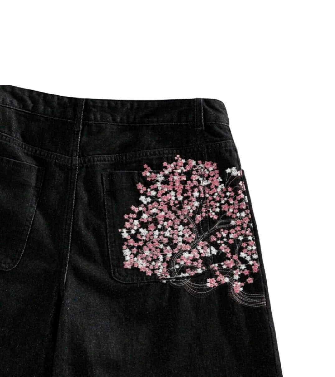Cherry Blossom Jorts