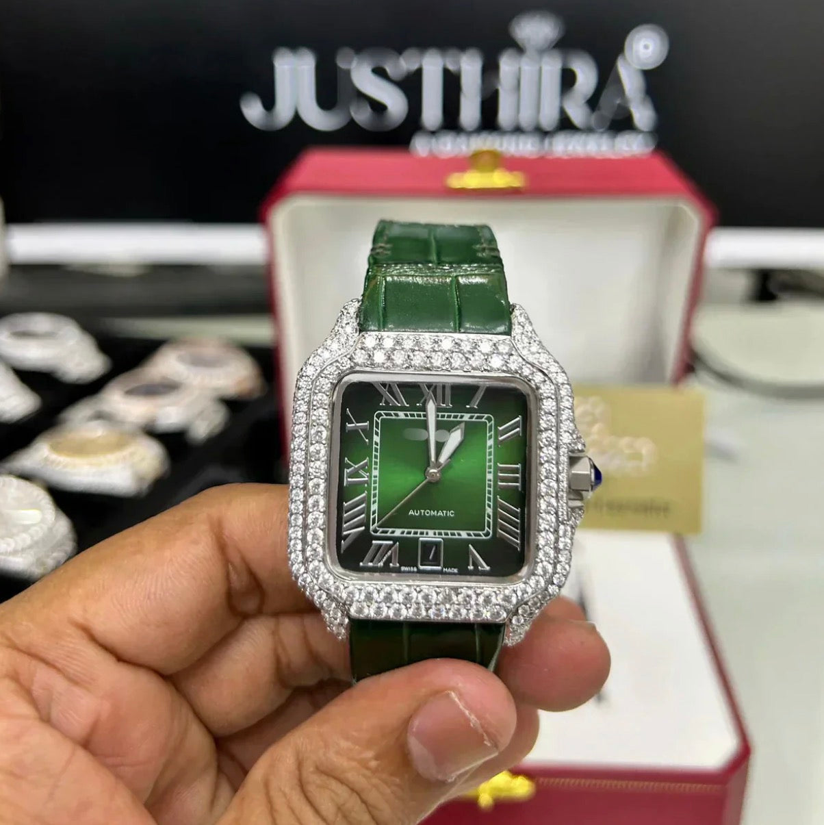 1:1 Crocidile Strap Cartier